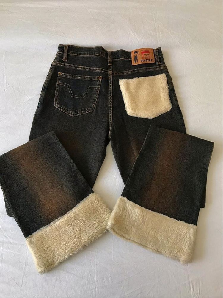 Old jeans → rework the hem